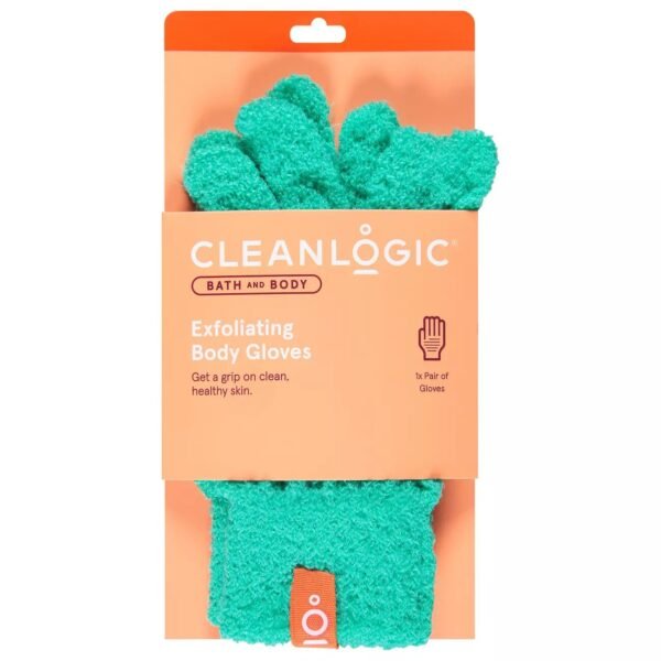 Clean Logic Exfoliating Bath Gloves (Assorted Colors) (40187)